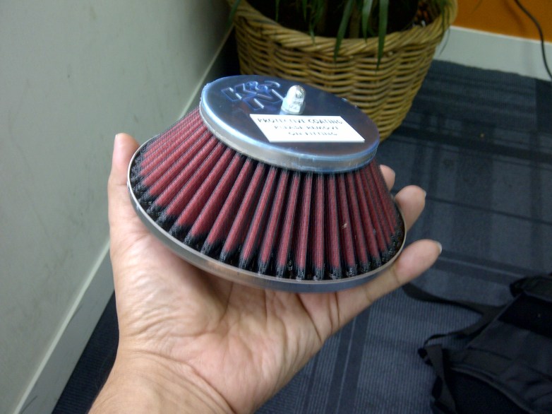 KN filter for SU HS6 carburettor