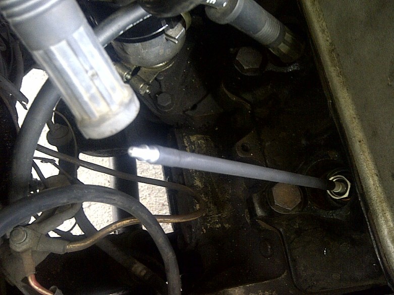 replace the sparkpulg with supplied glass sparkplug... screw in the extension and connect the extention to cable lead.. you good to go..